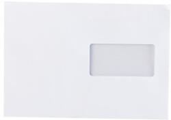 Bluering Boríték LC/5 enyvezett bélésnyomott jobb ablakos külső füles 45x90mm 162x229mm J20A60 Bluering® fehér (BORLC5ENYV4590) - officefirst