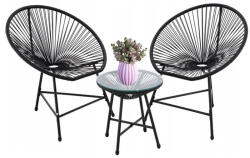 AGA Kerti garnitúra Fekete (FAT3439/DSC1001)