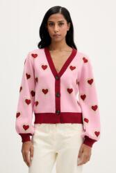Never Fully Dressed kardigán - rózsaszín S