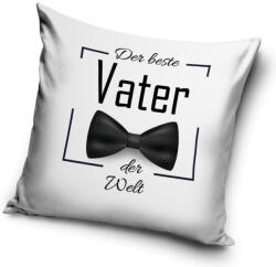 Der beste Vater Bow Tie párnahuzat 40x40 cm (CBX211074PD) - ostore