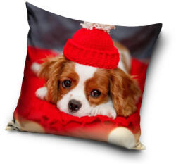  Kutyás Bonnet párnahuzat 40x40 cm