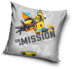  Transformers Mission párnahuzat 40x40 cm Velúr