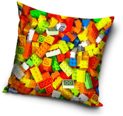 LEGO® mintázatú Bricks párnahuzat 40x40 cm Velúr
