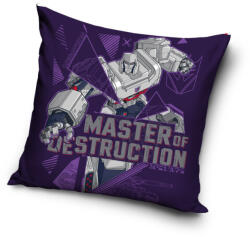  Transformers Master of Destruction párnahuzat 40x40 cm Velúr (CBX245003TRA) - ostore
