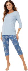 Italian Fashion Pijama dama ITALIAN FASHION ERULA 3/4+3/4 albastru/print: XL (AAF-KPZ-ERUL-33ND XL)