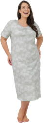 Italian Fashion Cămașă de noapte dama ITALIAN FASHION ELENI mânecă scurtă print mentă: 4XL (AAF-KKN-ELEN-K-DM 4XL)