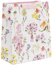 BSB ajándéktasak (31, 5x26x13, 5 cm) halvány rózsaszín, mezei virágos (6) (GLS2512)