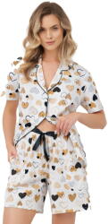 Italian Fashion Pijama dama ITALIAN FASHION SORENO scurt print: L (AAF-KPZ-SORE-KKDR L)