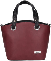 Karen 2390 bordó rostbőr táska