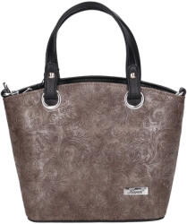 Karen 2390 fekete barna virág rostbőr táska