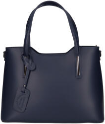 Rea Moda Olasz bőr 5137 kék nagy női kézitáska
