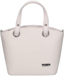 Karen 2390 fehér rostbőr táska