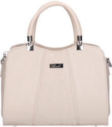 Karen D 341 bézs virág rostbőr táska