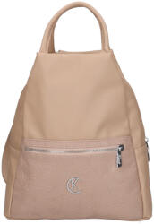 Karen D 694 drapp virág rostbőr táska