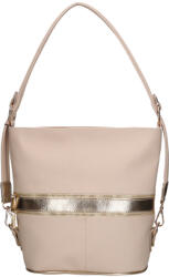 Karen 2452 bézs arany rostbőr táska