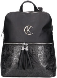 Karen rostbőr női hátizsák D 526 fekete virágos