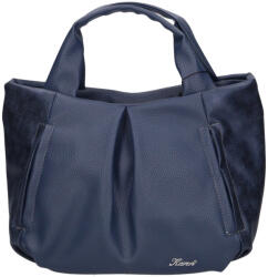 Karen 9512 kék rostbőr női kézitáska