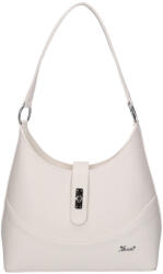 Karen D 658 fehér rostbőr táska