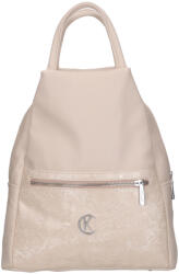 Karen D 694 bézs virág rostbőr táska