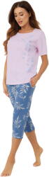 Italian Fashion Pijama dama ITALIAN FASHION ERULA scurt 3/4 roz/print: XL (AAF-KPZ-ERUL-K3RD XL)