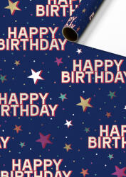  Stewo Tekercses Díszcsomagoló 70 cm x 1, 5 m Starlett Dark Blue (AAE421)