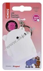EMOS LED szilikon kulcstartó jeges medve
