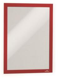 DURABLE Infokeret, A4, öntapadó háttal, DURABLE DURAFRAME® , piros (488203)