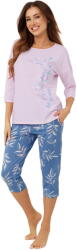 Italian Fashion Pijama dama ITALIAN FASHION ERULA 3/4+3/4 roz/print: XL (AAF-KPZ-ERUL-33RO XL)