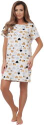 Italian Fashion Cămașă de noapte dama ITALIAN FASHION SORAJA mânecă scurtă print: M (AAF-KKN-SORA-K-DR M)