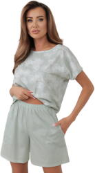Italian Fashion Pijama dama ITALIAN FASHION KALINA scurt print mentă/mentă: XL (AAF-KPZ-KALINKKMM XL)