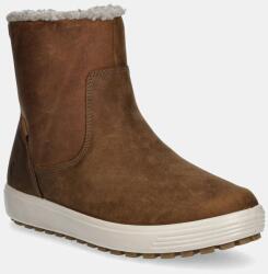 Ecco velúr hócipő Soft 7 Tred Warm - barna Női 39