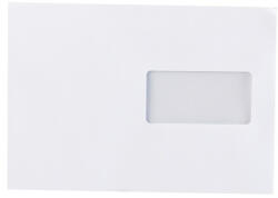 Bluering Boríték LC/5 enyvezett bélésnyomott jobb ablakos külső füles 45x90mm 162x229mm J20A60 Bluering® fehér - papirx