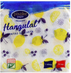 Piszke Szalvéta PISZKE Hangulat 1 rétegű 33x33 cm 1/4 hajtogatott 70 lapos (1SZ1-070-B101) - fotoland