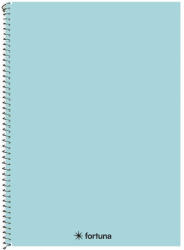 Fortuna Spirálfüzet kockás FORTUNA Monocolor A/4 70 lapos pasztell kék (01.08677) - fotoland