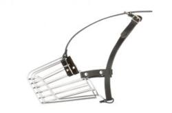  Fém szájkosár németjuhász szuka kutyáknak - erős, kosaras kivitel