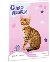 Ars Una A5-ös vonalas füzet 3. osztály - Cuki állatok - Bengáli macska