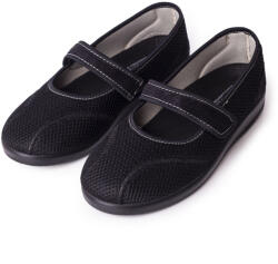 Vlnka Balerini anatómiai confortabili de damă Velcro negru mărimi încălțăminte adulți 37 (15-000368-38-14)