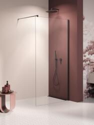 NEW TRENDY Nesta BLACK WALK-IN zuhanyfal Méret: K-1729 140x200