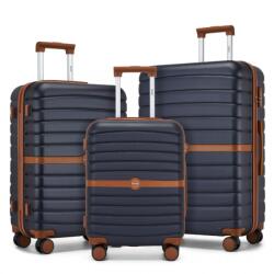 Konofactory Kék 3 részes prémium utazóbőröndszett „Harder - M, L, XL (S592-3in1-navy-HU)