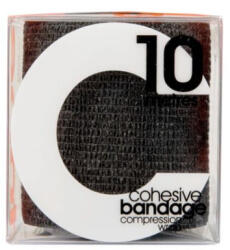 d3 Rugalmas öntapadó bandázs (fekete) 7, 5cm x 10m