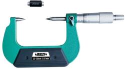 INSIZE Micrometru mecanic cu varfuri ascutite 30 INSIZE 25-50 mm, rezolutie 0, 01 mm, tip A (3230-50A)