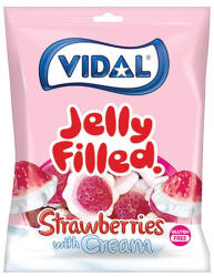 Vidal Töltött Eper gumicukor 85g - delfinbuvar