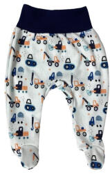 Vaganza Pocaknadrág pamut, mintás - Munkagép/Sötétkék Derék/62 (123641)