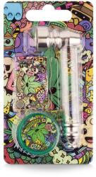 EUPHORIA Kit Euphoria Whimsical Pipa metalica + Grinder + 5 Site metalice
