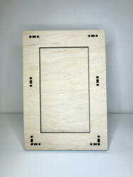  Nordic Natural - Lézervágott fa fényképkeret (FEHD146)