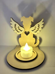  Őrző Angyal - Kutyás emlékmécses (FEM04)