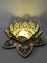  Lézervágott Lotus - Fény a nyugalomban (FEM07)