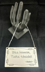  Humoros idézetes tábla - „Bízz bennem, tudsz táncolni! (FEI01)