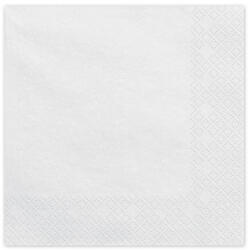  Fehér papír szalvéta 33x33 cm, 20 darabos csomag (SP33-109-008)