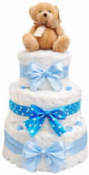 Meglepetésem Ajándékküldő Szolgálat Mackó Pelenkatorta kisfiú